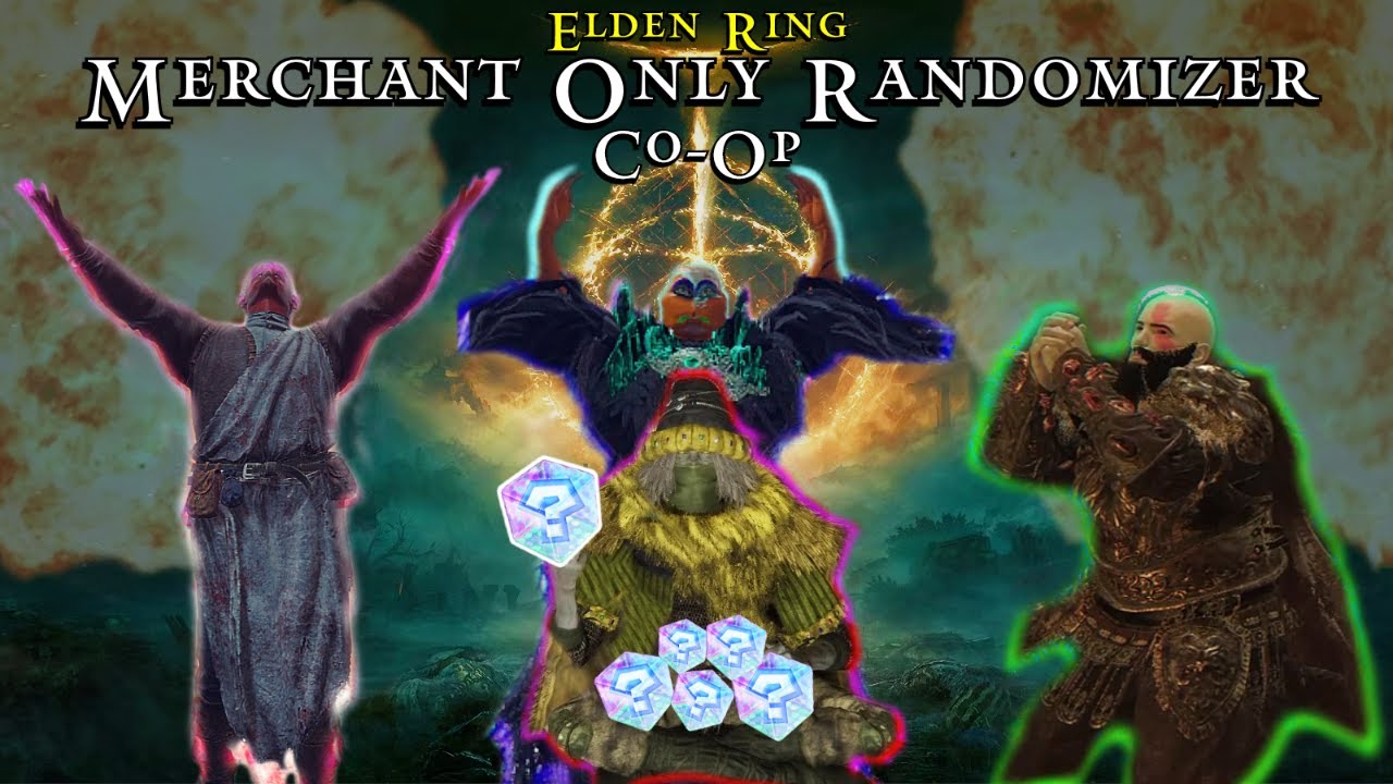 Elden Ring's STUPIDEST Challenge But It's Co-Op | Merchant Only Randomizer