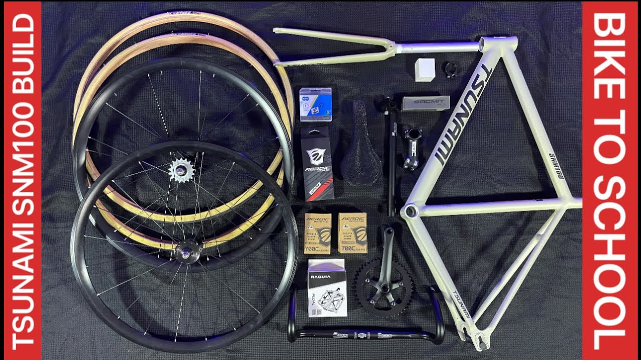 TSUNAMI snm100 back to school projectbike 20k budget fixedgear build