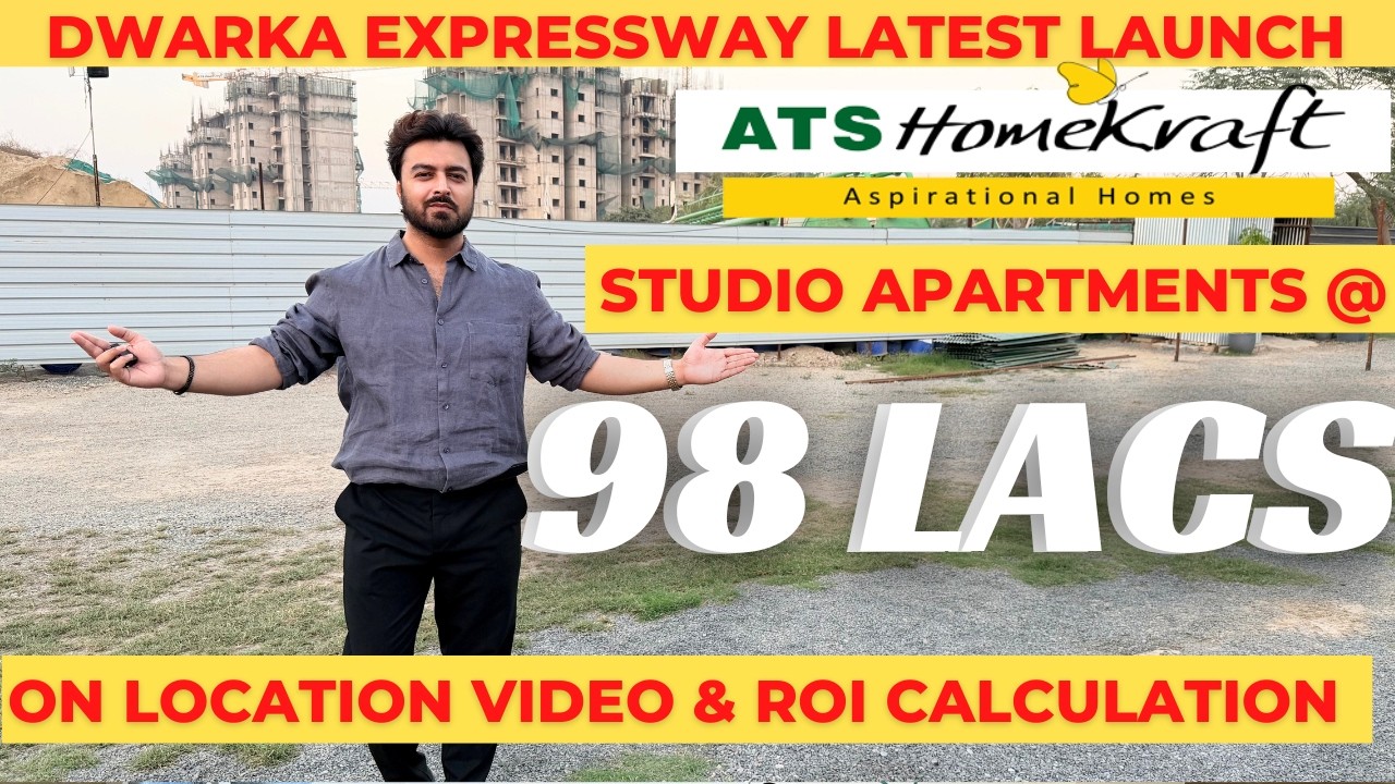 Dwarka Expressway Property Under 1 Cr | ATS Studio 105 Location | Gurgaon Property Investment 2026