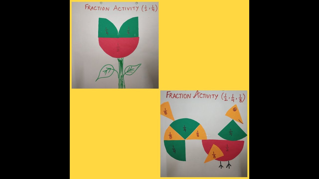 Fraction | Art Integrated Activity | Fraction Activity