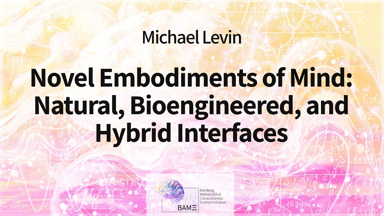 Michael Levin: Novel Embodiments of Mind: Natural, Bioengineered, and Hybrid Interfaces