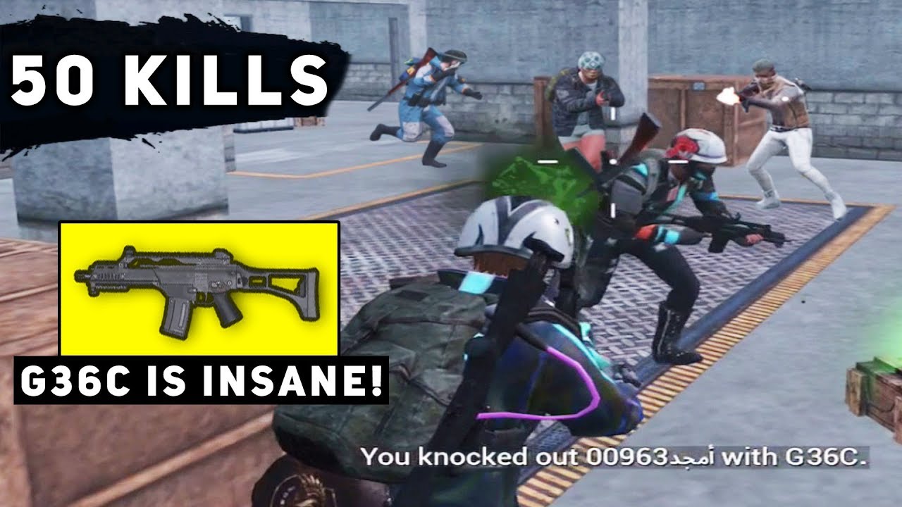 G36C IS CRAZY! | 50 KILLS vs Squad Highlights | PUBG Mobile