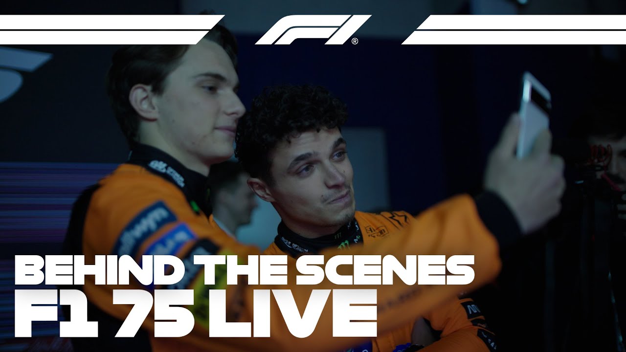 Behind The Scenes at F1 75 LIVE!