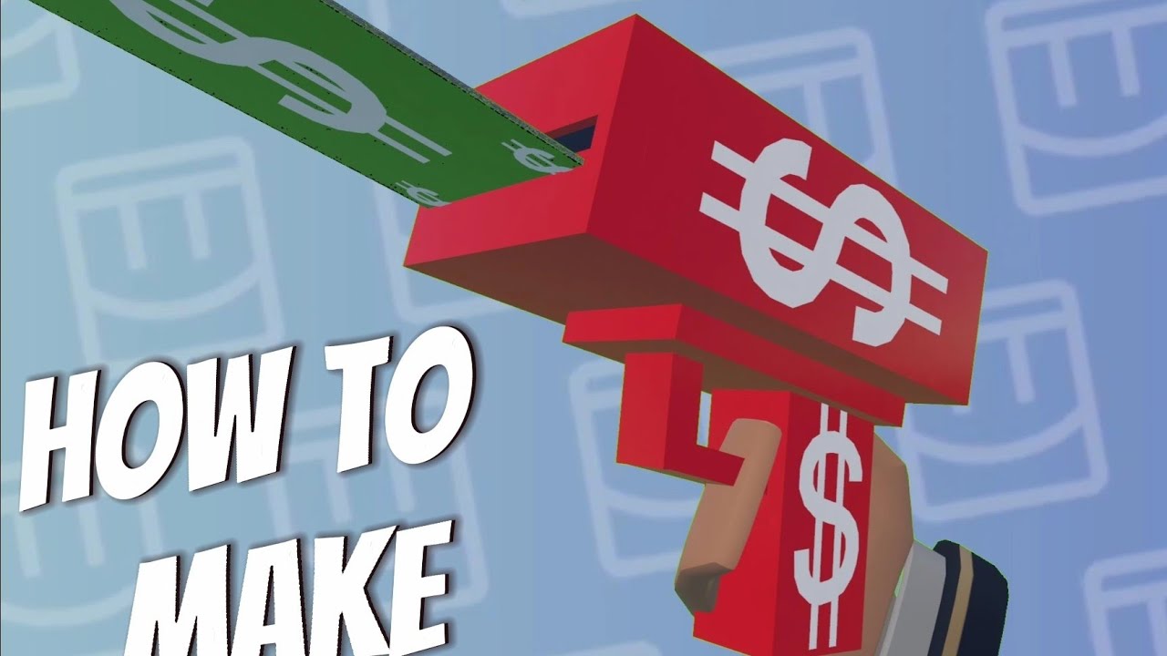 How to Make a WORKING Money Gun in Rec Room!!