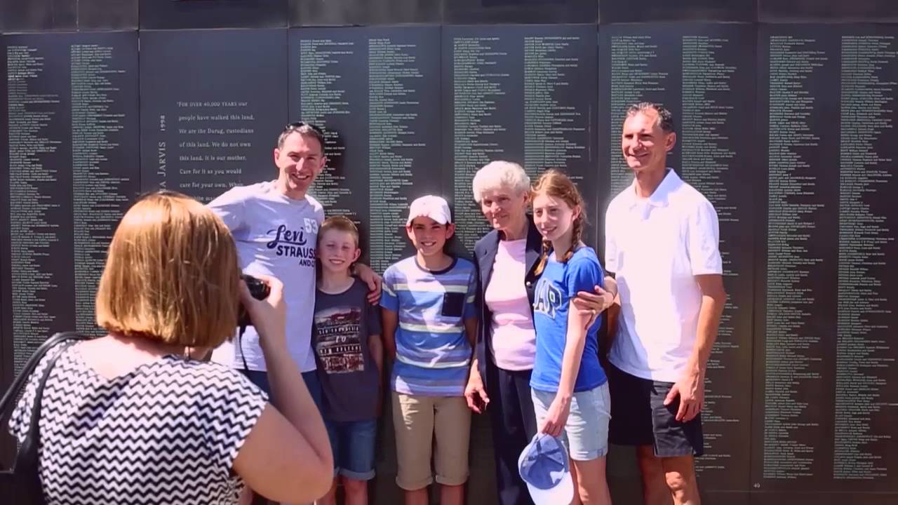 Welcome Wall at the National Maritime Museum, Darling Harbour Sydney