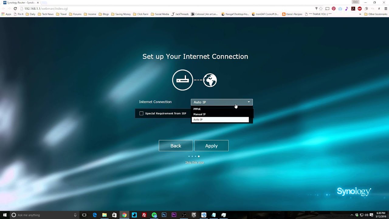 Setting Up The Synology RT1900ac Router
