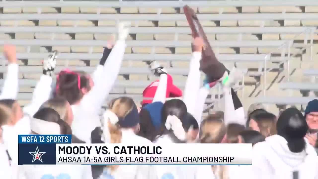 Montgomery Catholic falls to Moody in 1A-5A flag football championship