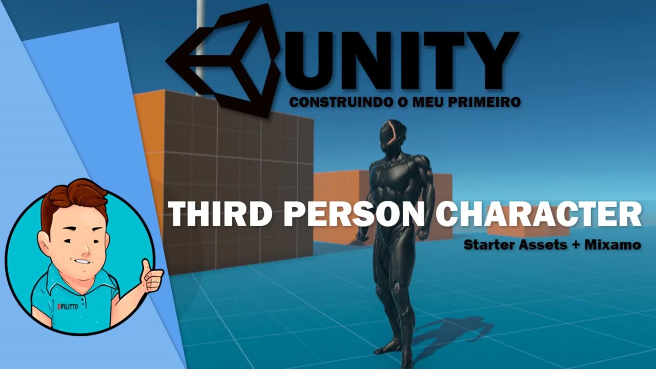 Unity - Construindo meu primeiro personagem em terceira pessoa (Starter Assets + Mixamo)