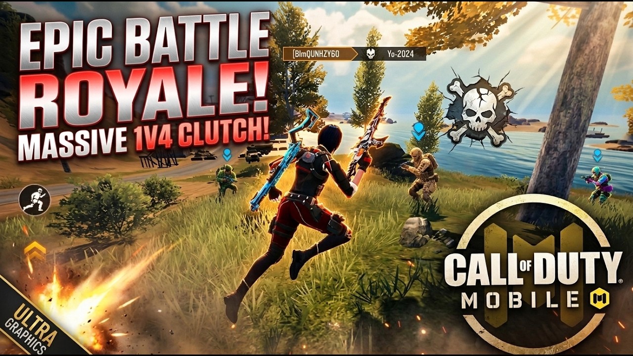 They Pushed Me 1v4… BIG Mistake! 🔥 Epic BR Fight | COD Mobile