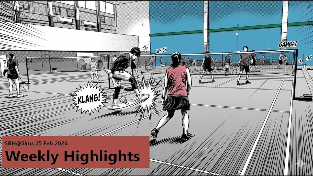 Weekly Casual Doubles Session #3 | Singapore Badminton Hall