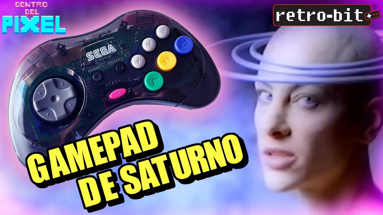 UNBOXING SEGA SATURN GAMEPAD de RETRO-BIT licenciado de SEGA THIS IS COOL Opinión y Análisis
