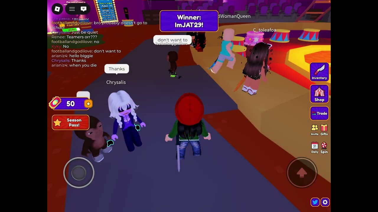 Playing Frankie Funhouse my fan Skz suggested but ended up finding toxic teamers -.-