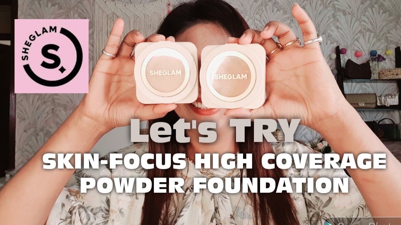 Пробую тональную основу Skin-Focus с высокой степенью покрытия #SHEGLAM #SHEGLAMpowderfoundation ...