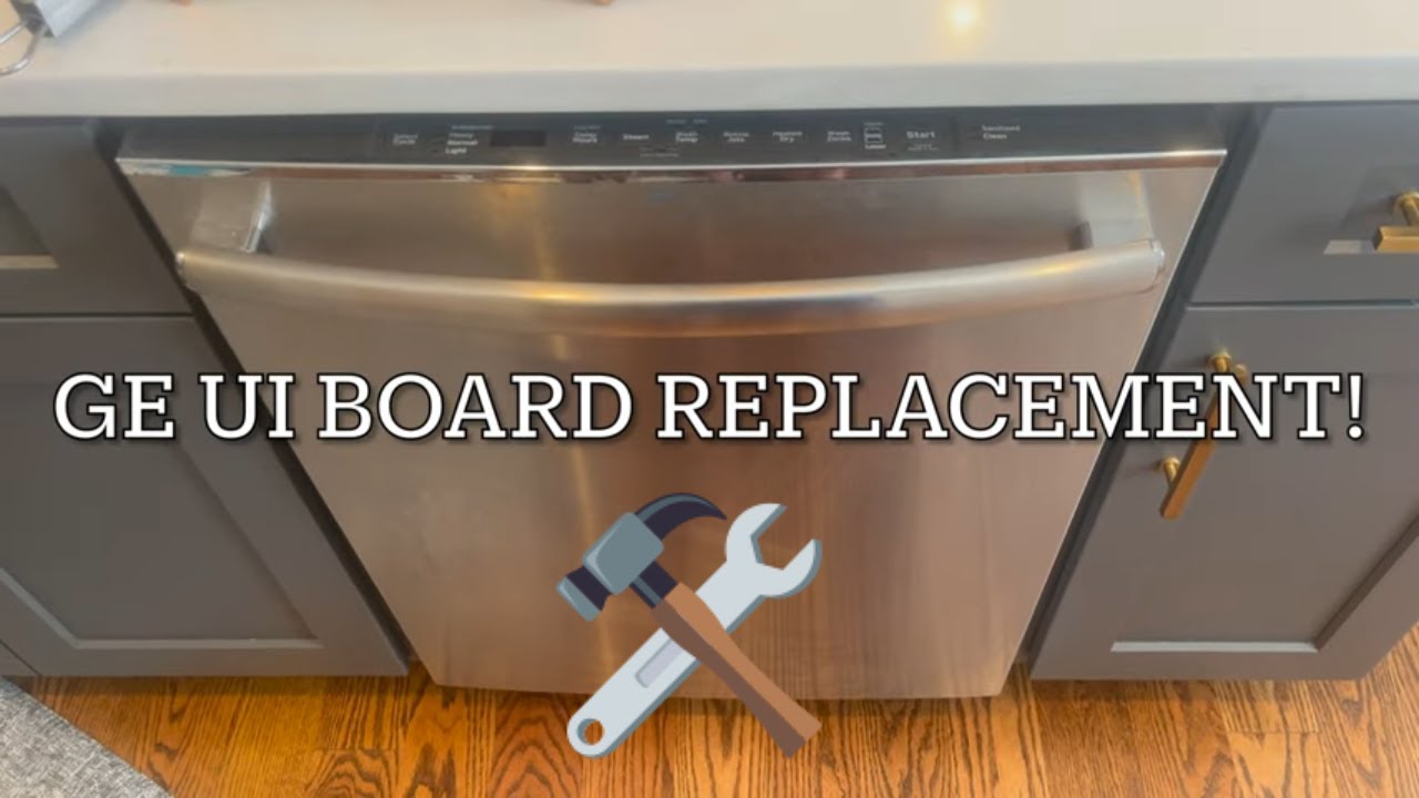 GE Dishwasher User Interface Repair! User Interface Board Replacement! Dishwasher MODEL GDT655SSJ5SS