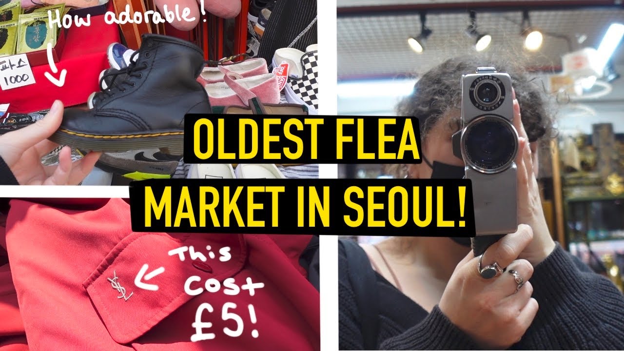 VINTAGE shopping in South Korea 🇰🇷 *CAN'T BELIEVE WE FOUND THIS!* (한국에서 빈티지 쇼핑하기)