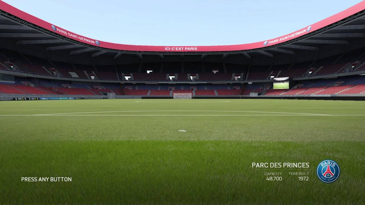 Fifa 16 Stadiums Preview,&bull;Parc des Princes - Paris Saint-Germain