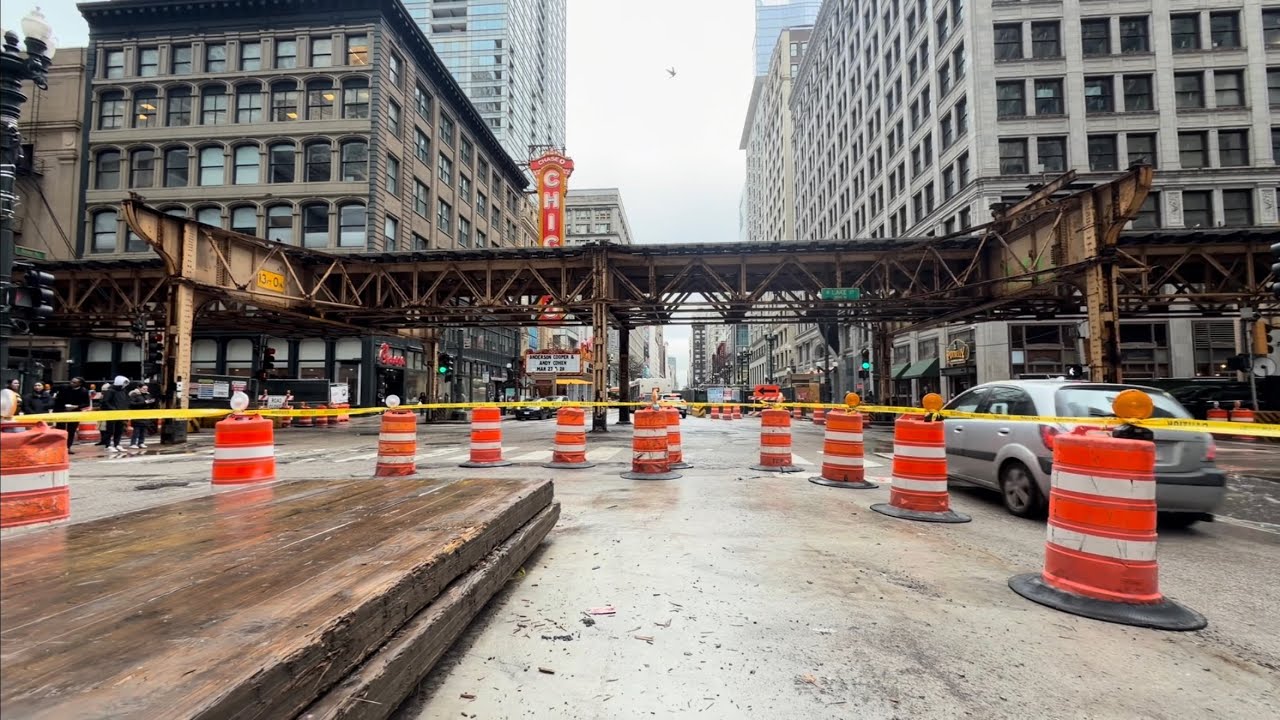 Demolishing A Chicago Icon: State/Lake L Station Is Gone
