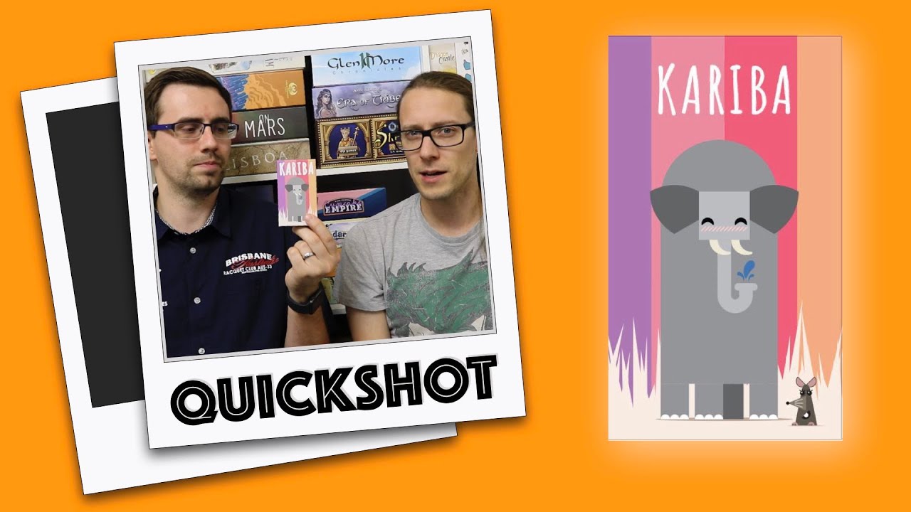 #Quickshot - Kariba (Helvetiq) | kleines Knizia Spiel für die Hemdentasche