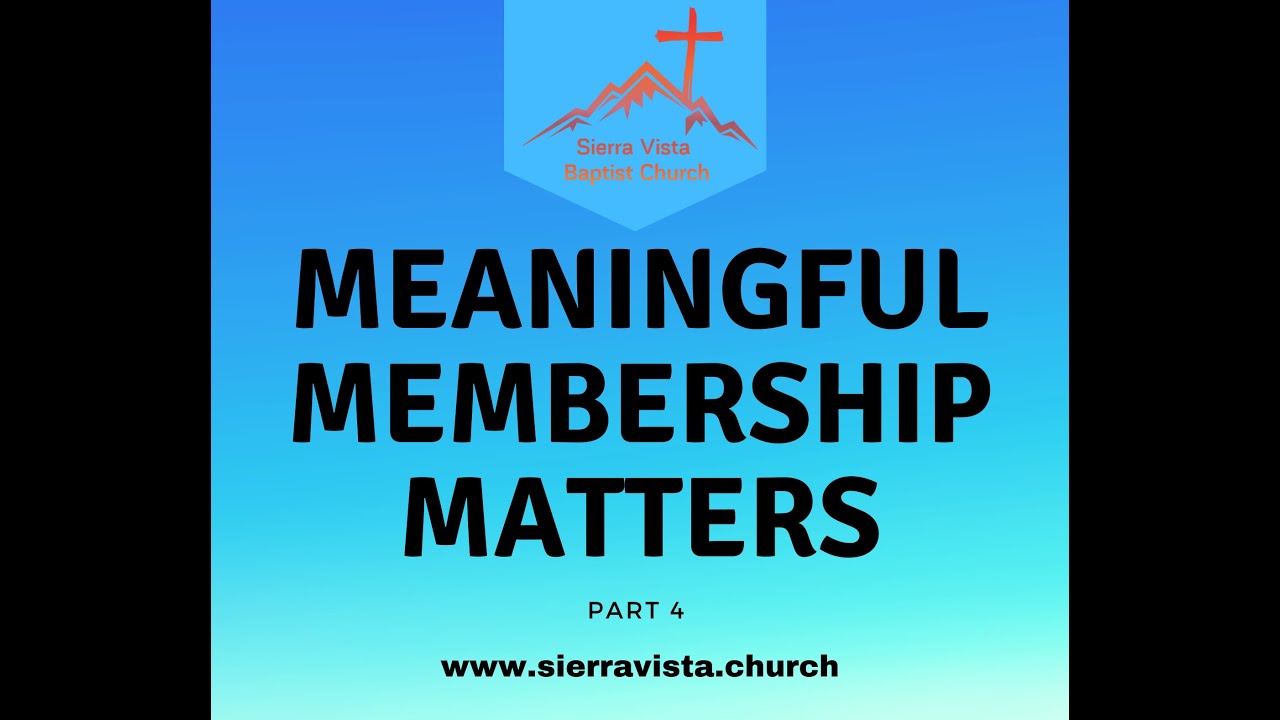Church Gathering Matters Part 4