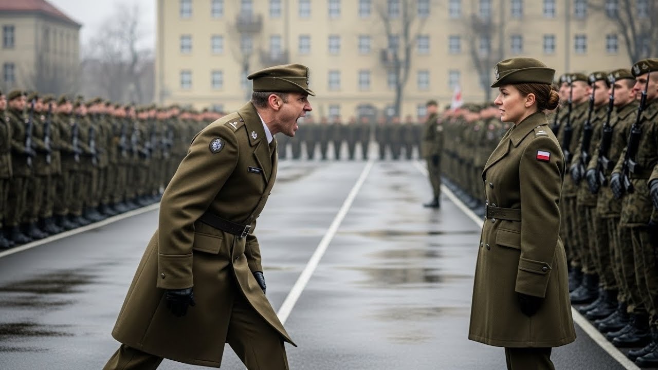 „Zejdź z widoku plutonu!” — syknął kapitan na apelu, nie wiedząc, że miała przejąć całą kompanię