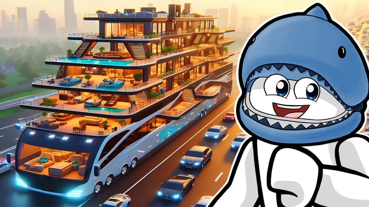 [로블록스] 지구에서 하나밖에 없는 초호화 럭셔리 버스를 만들었어요!! (Mega Luxury Bus Tycoon) - 민또 경또 -