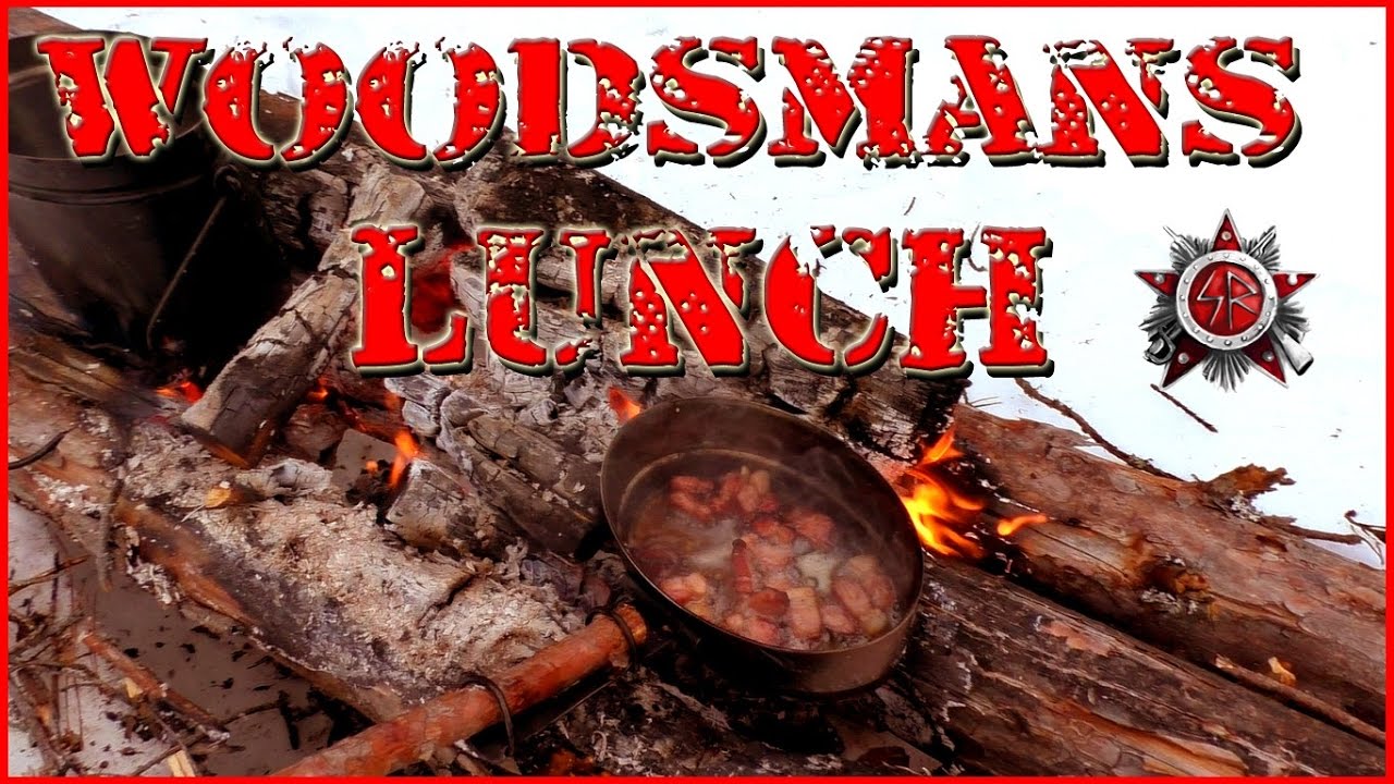 Bushcraft Cooking: Scandinavian Woodsmans Lunch On 1 Meter Of Snow