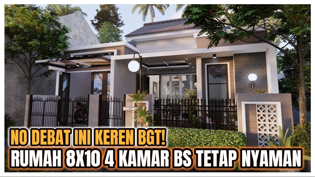 Baru lihat Depannya Aja Km Ud suka sama Rumah 8x10 Ini - Apalagi KL lihat dalamnya nanti..