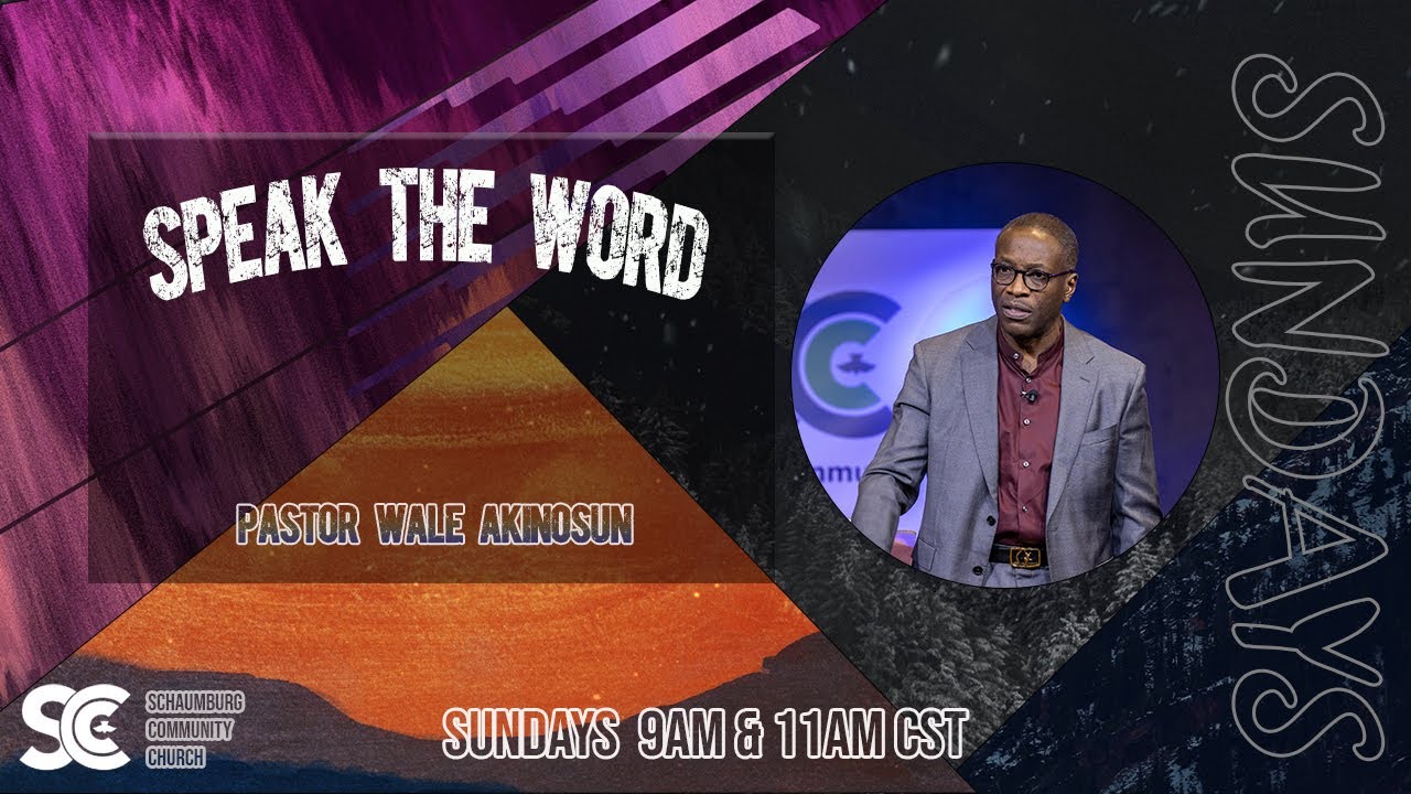 Speak The Word | Pastor Wale Akinosun
