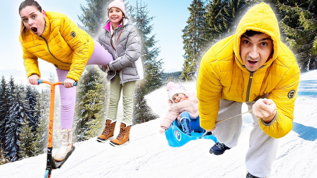 ⏰ 24 de ORE AFARĂ 🥶 în FRIG la ZĂPADĂ ❄️