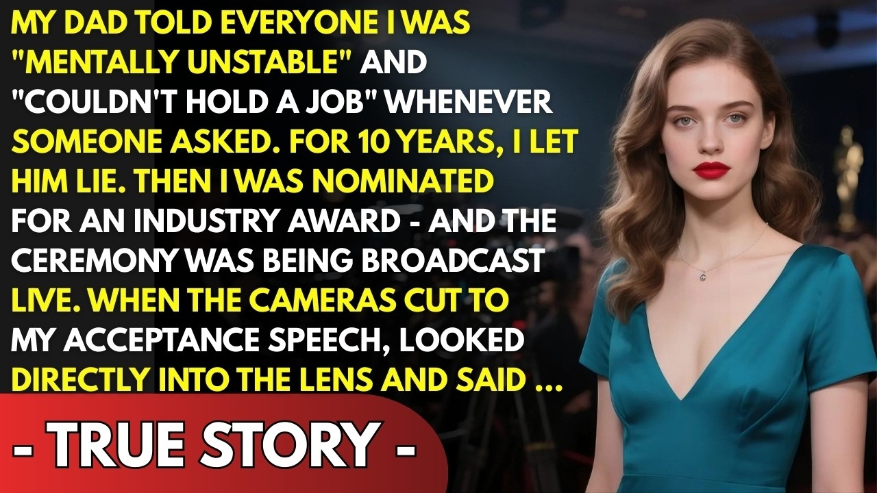 My Parents Told Everyone I Was  Mentally Unstable —Until I Won An Award On Live TV