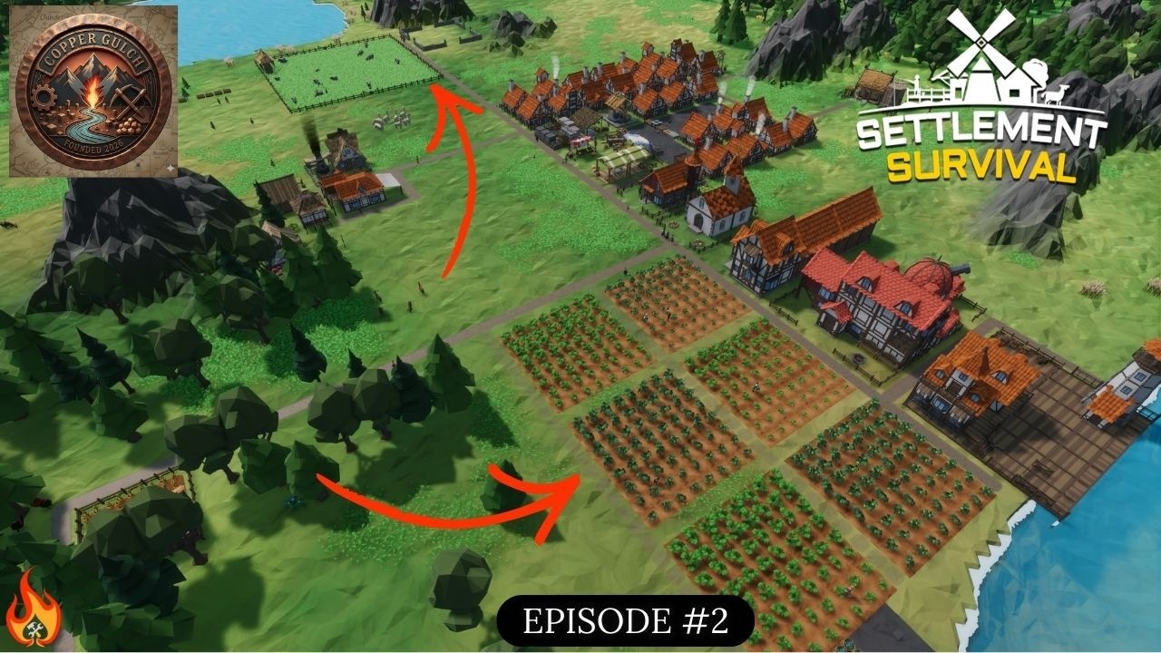 Fixing the FOOD SHORTAGE in Copper Gulch! (Settlement Survival Strategy Ep. 2)