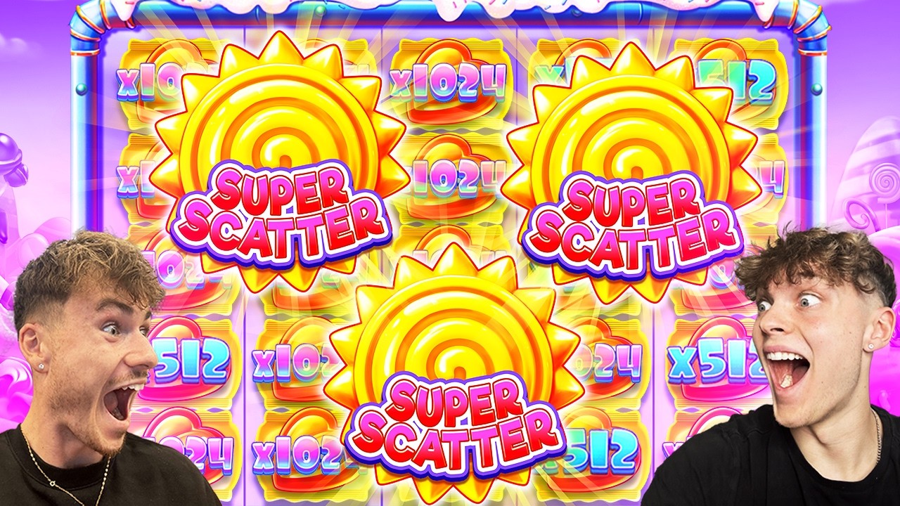 SUGAR RUSH SUPER SCATTER IS ABSOLUTELY INSANE!