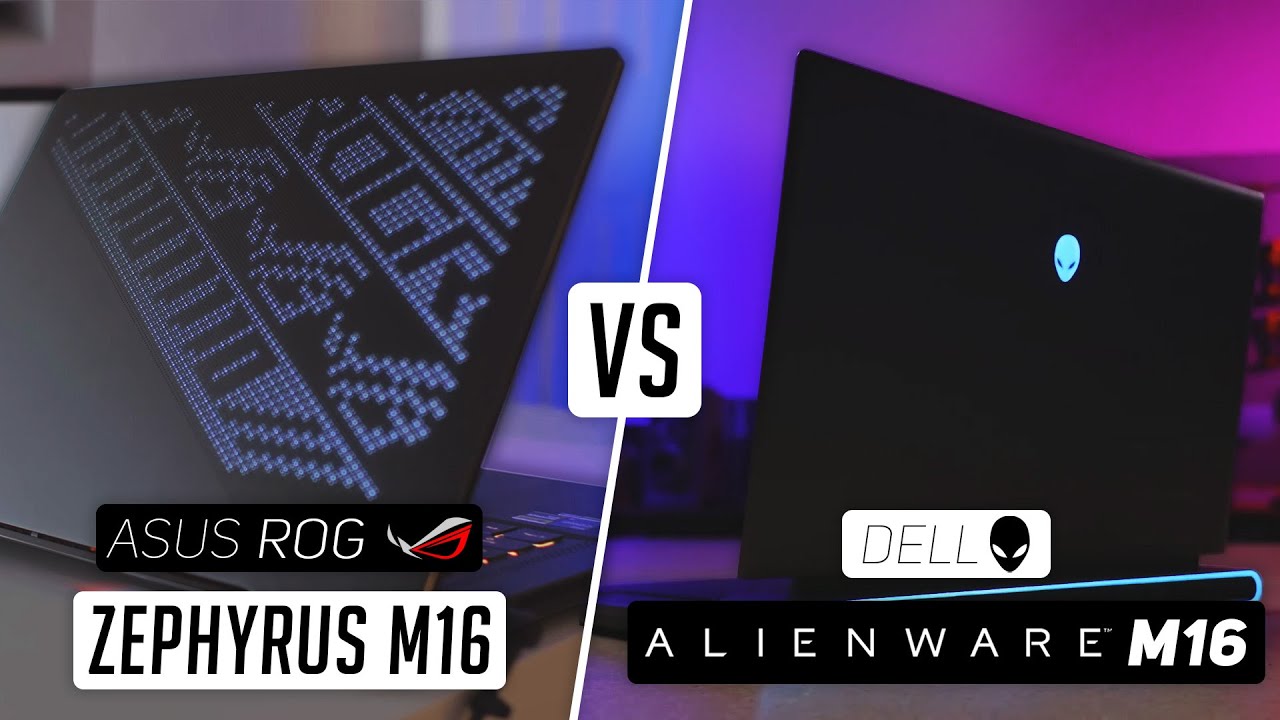ASUS ROG Zephyrus M16 против Dell Alienware M16 2024 — что лучше?