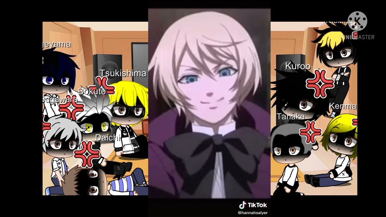 haikyuu!! character react to Hinata's past as Ciel Phatomhive