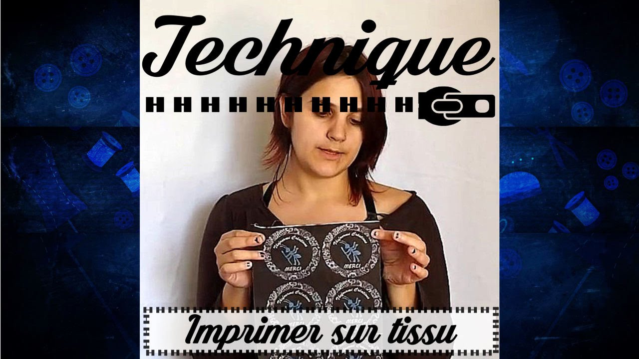 Couture - Imprimer son propre tissu à la maison