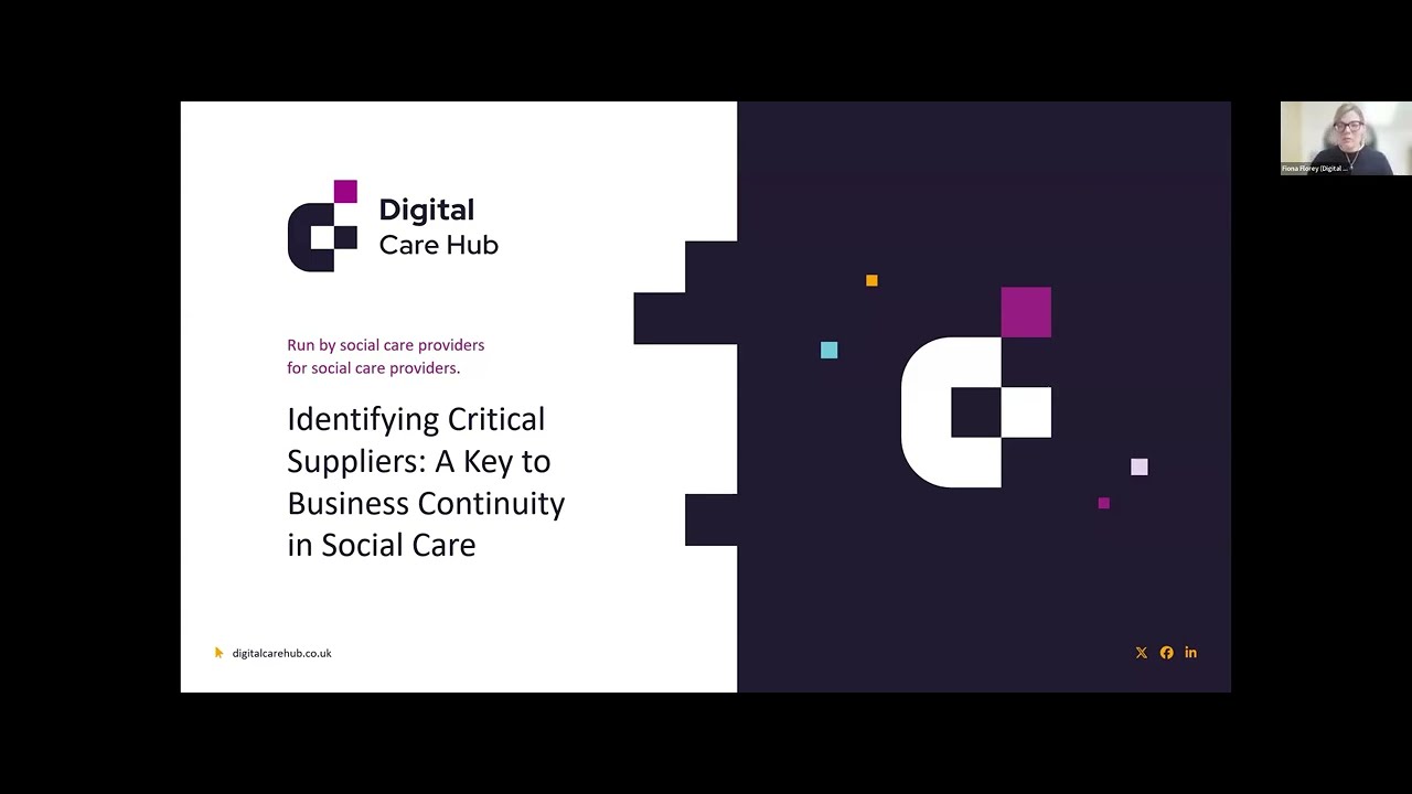 Identifying Critical Suppliers: A Key to Business Continuity in Social Care