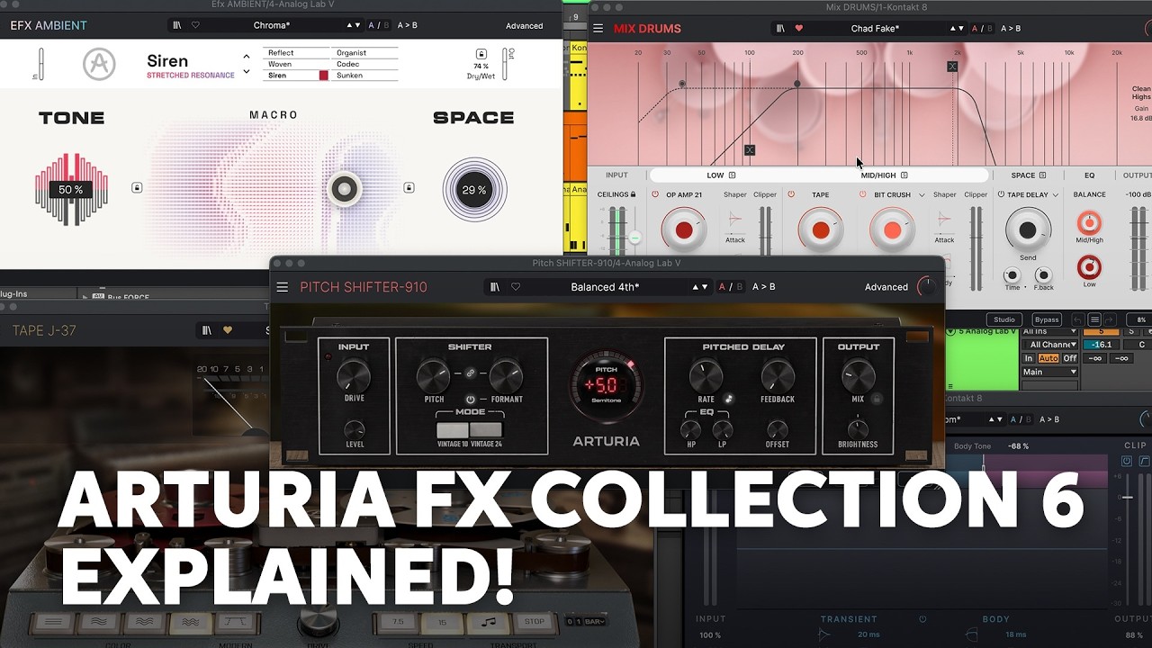 Это лучшие плагины эффектов? | Коллекция эффектов Arturia FX 6