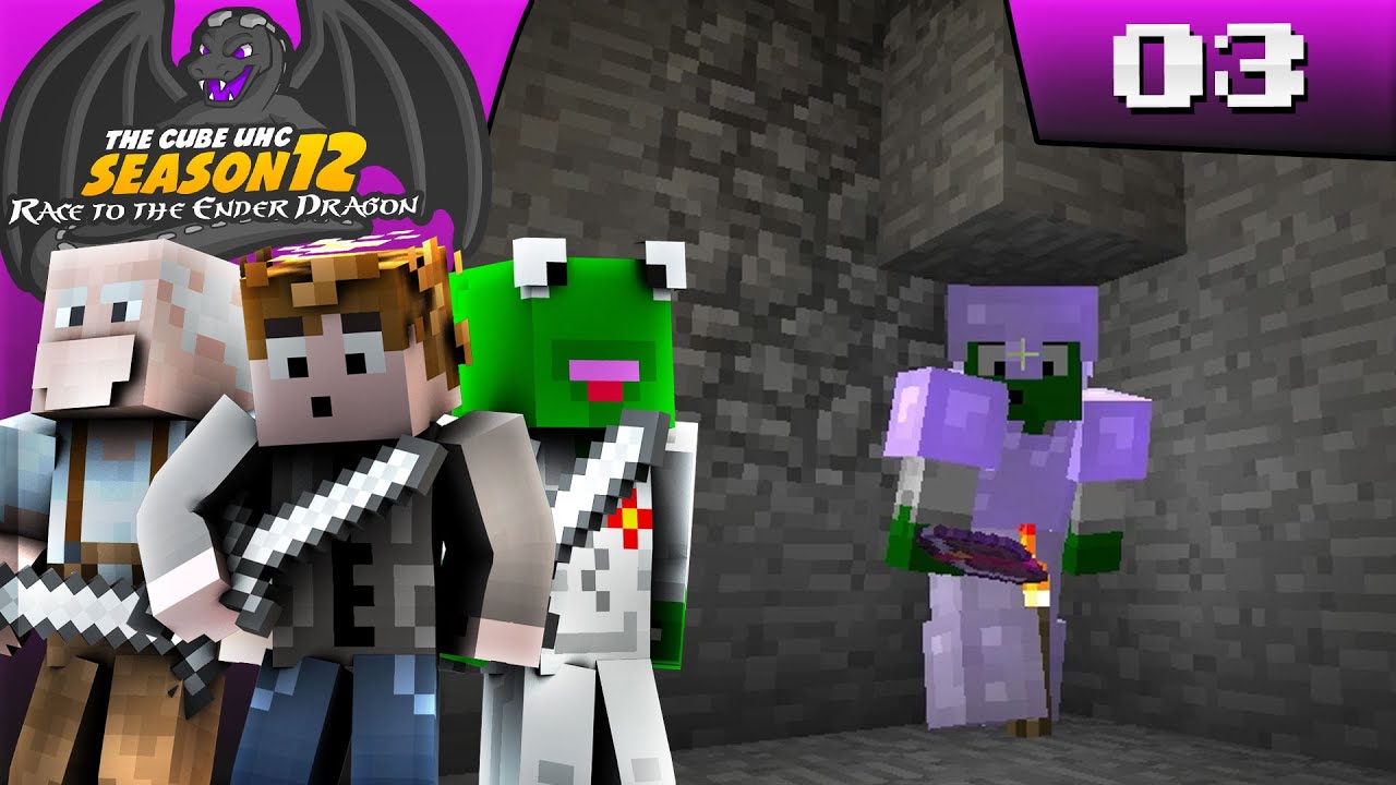Minecraft: Cube UHC Season 12 - Episode 3 - ENCHANTING