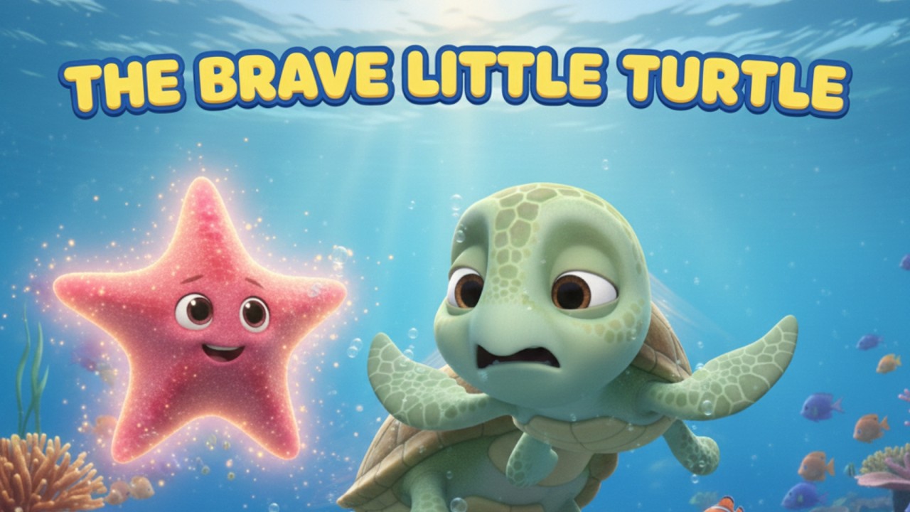 The Brave Little Turtle | A Heartwarming Underwater Tale (3D Animation)