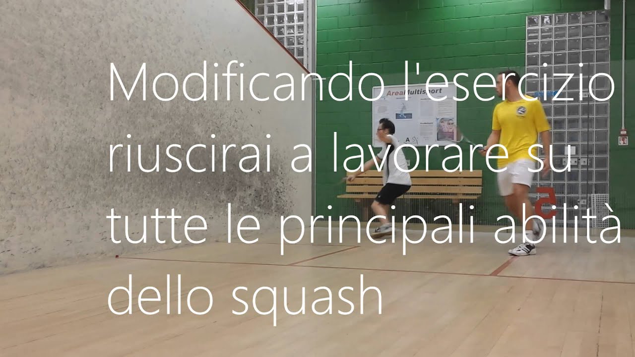 Esercizi per lo squash- Il corridorio