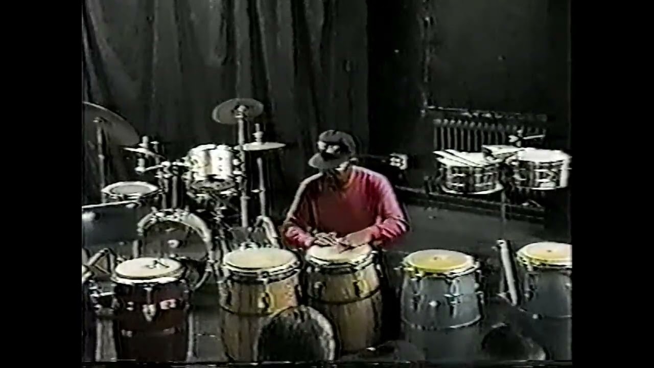 Changuito - Taller de Tumbadoras en Boys Harbor Performing Arts en NY (1990s)