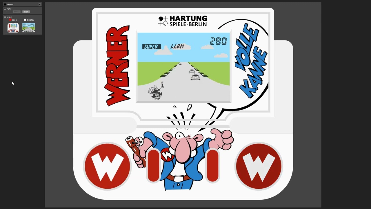 LCD Game - Volle Kanne (Werner) - Hartung Spiele Berlin - WG054 Series