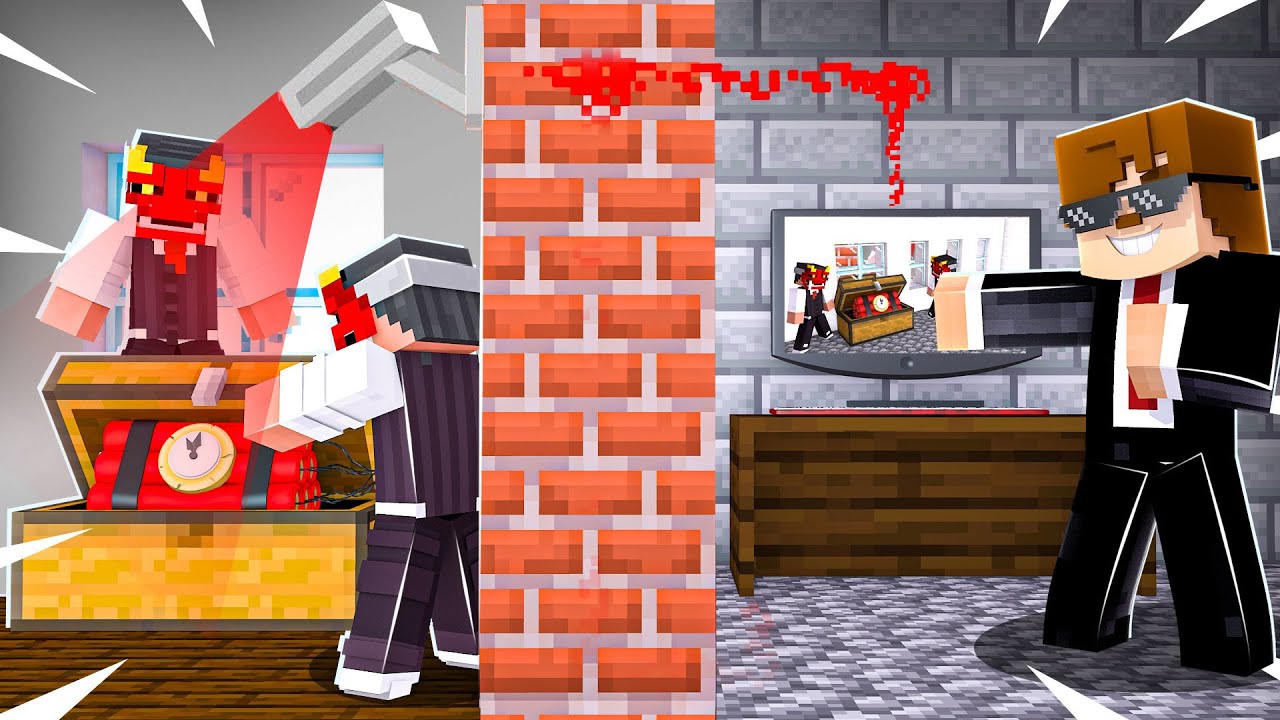 GİZLİ KAMERAYLA DÜŞMANLARI İZLEDİK #2 AJANCRAFT - Minecraft