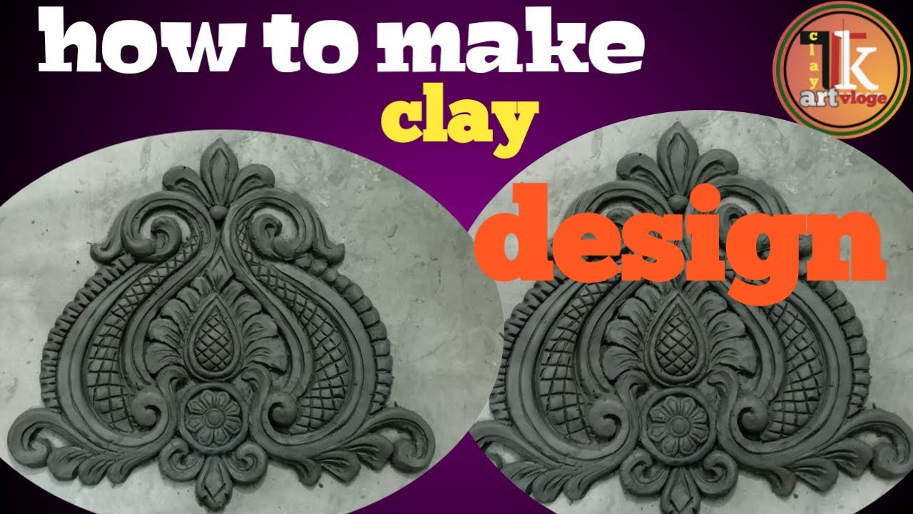 How to make clay design. कैसे करें मट्टी का नया डिजाइन। latest love design.