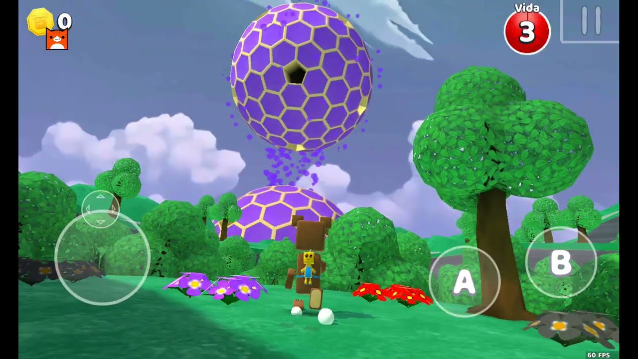 Zerei o super bear adventure com adm novo  (acho que alguma coisa esta gigante)