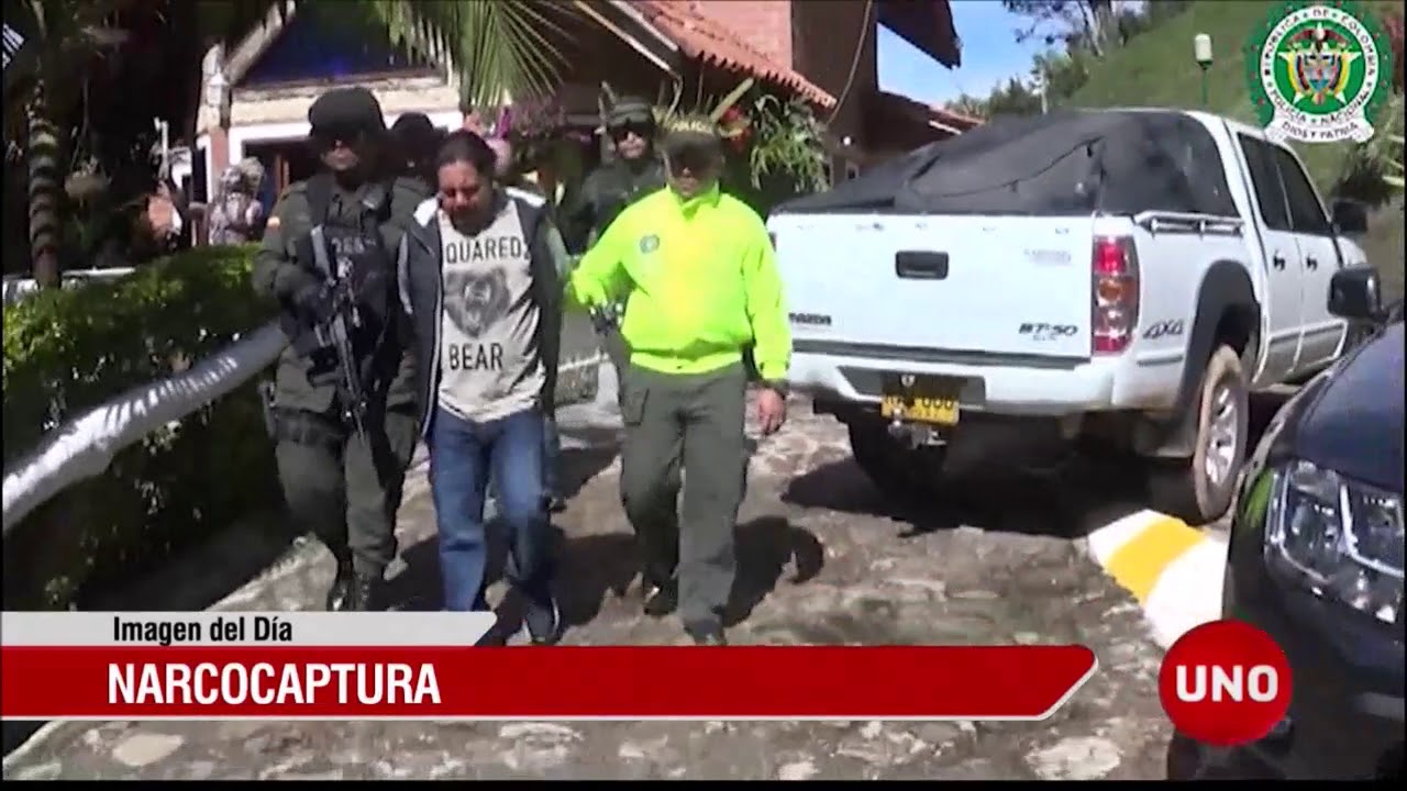 Imagen del día: captura de alias Tom, jefe de la oficina de Envigado