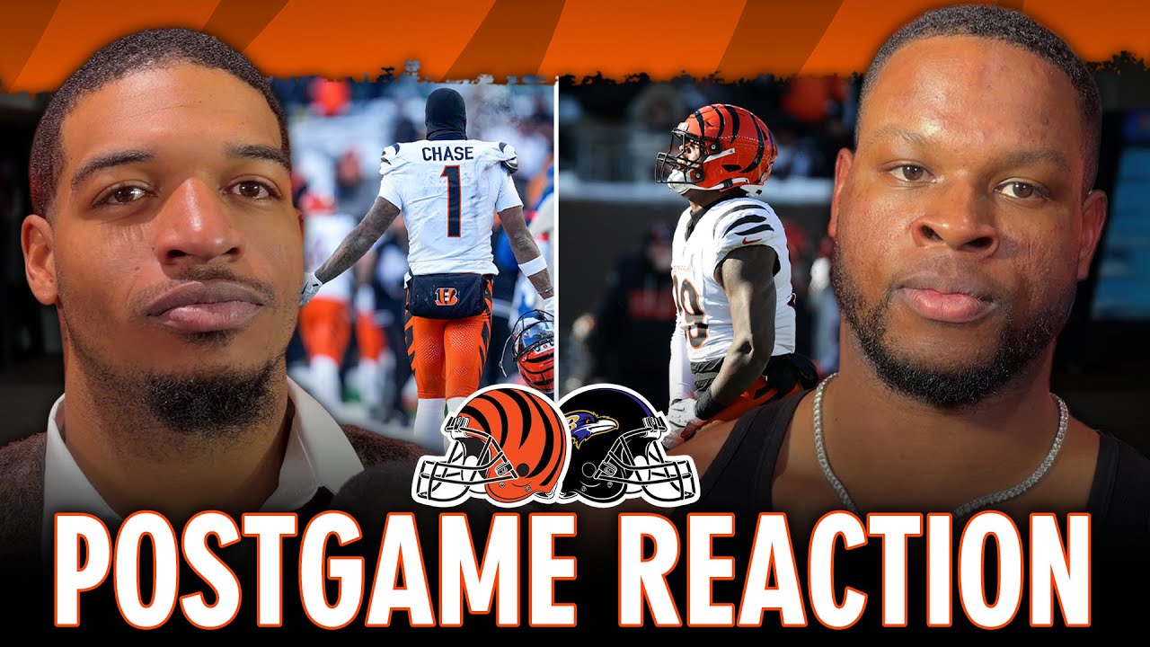 Ja'Marr Chase, Myles Murphy React to Bengals' Shutout Loss to Ravens