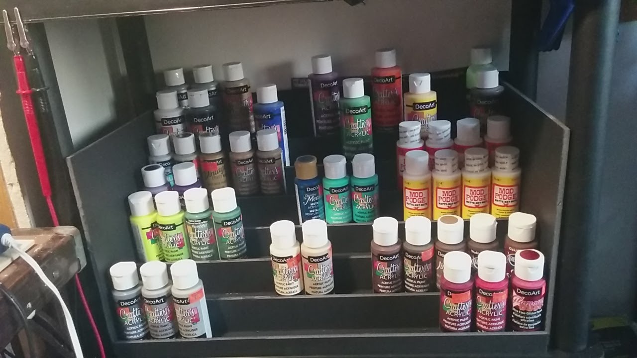 How To Build A Paint Rack