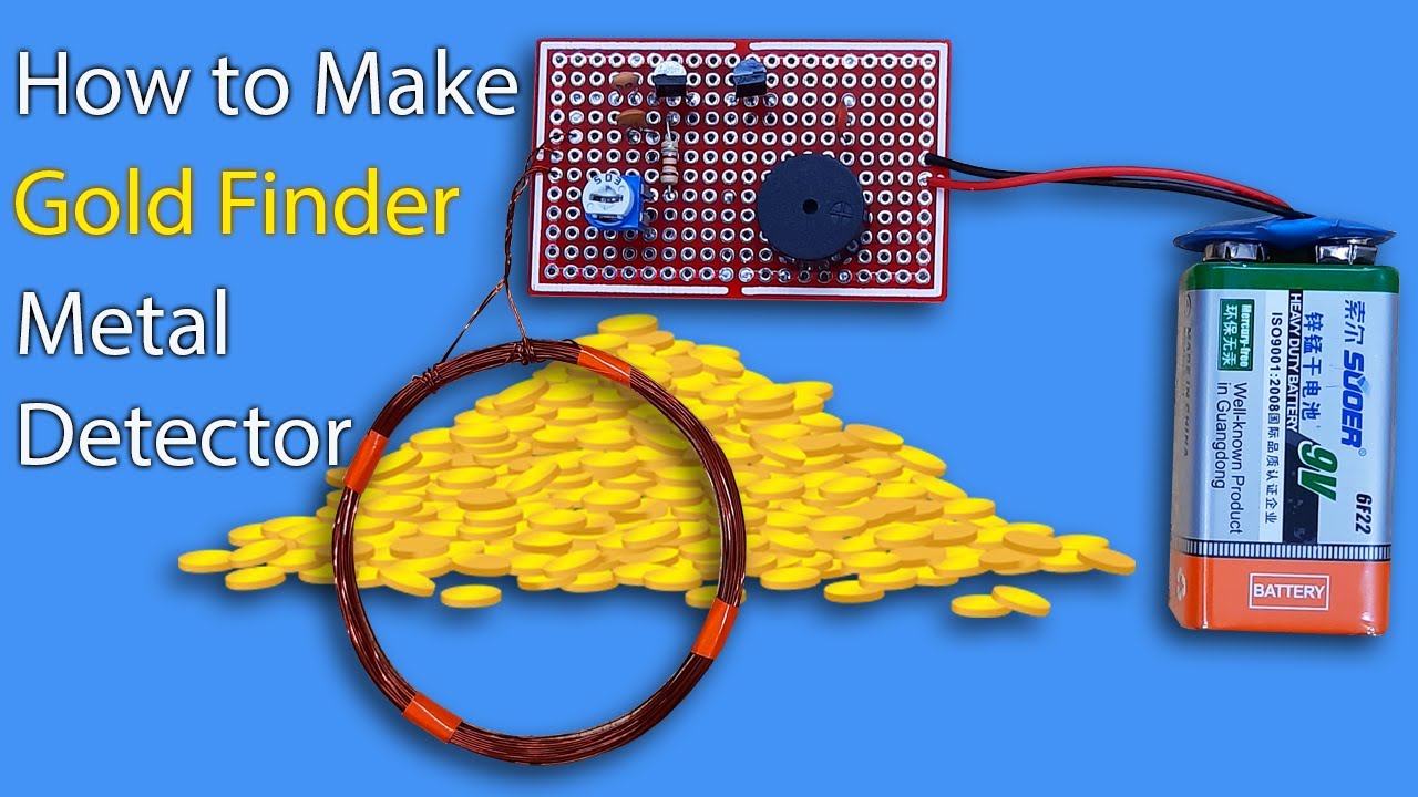 How to Make Gold Detector or Metal Detector | Best Metal Detector