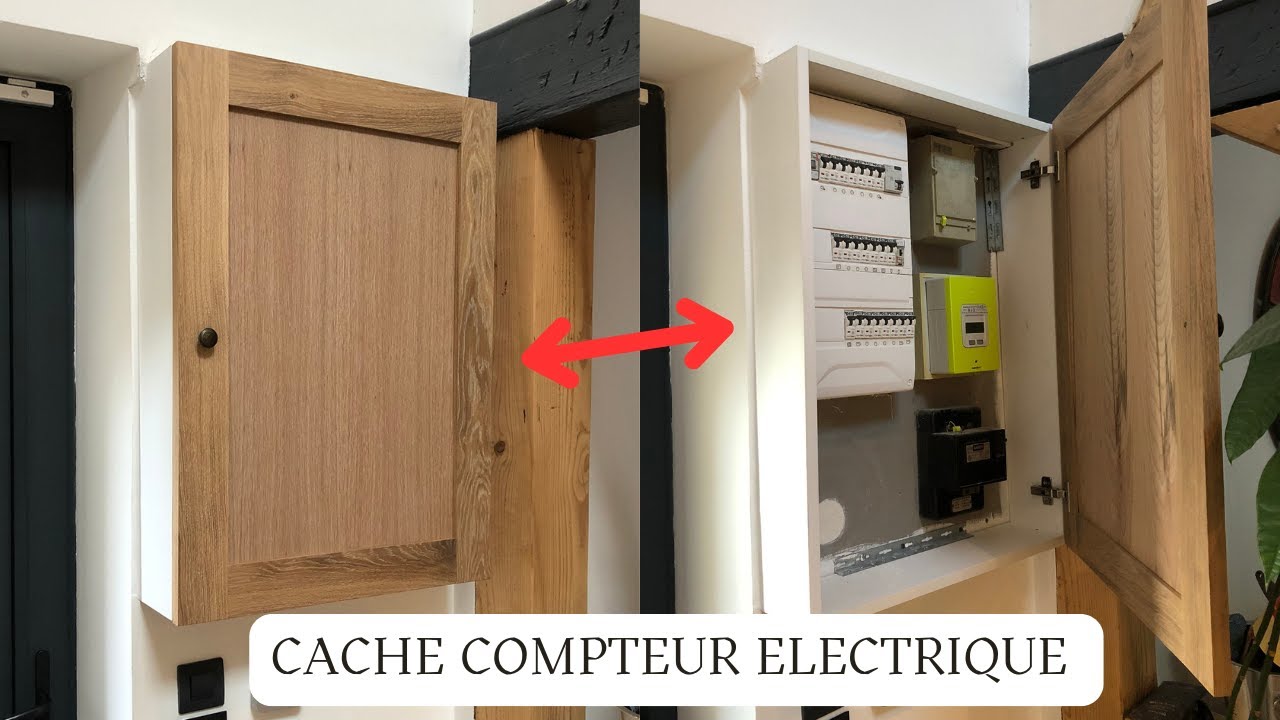 Cache compteur électrique DIY : Un meuble pratique et esthétique !